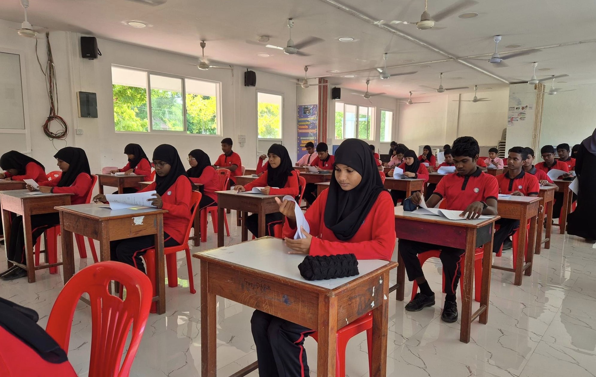 8218 އަށްވުރެ ގިނަ ދަރިވަރުންނާއެކު ސާނަވީ އިމްތިޙާނުތައް ފަށައިފި